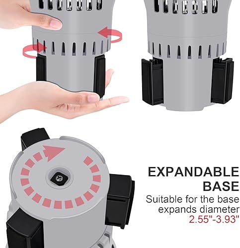 Miniatura 4 de Taza de café de viaje inteligente de 12 V/24 V con control de temperatura para automóvil/camión, taza de viaje eléctrica con calefacción y Taza