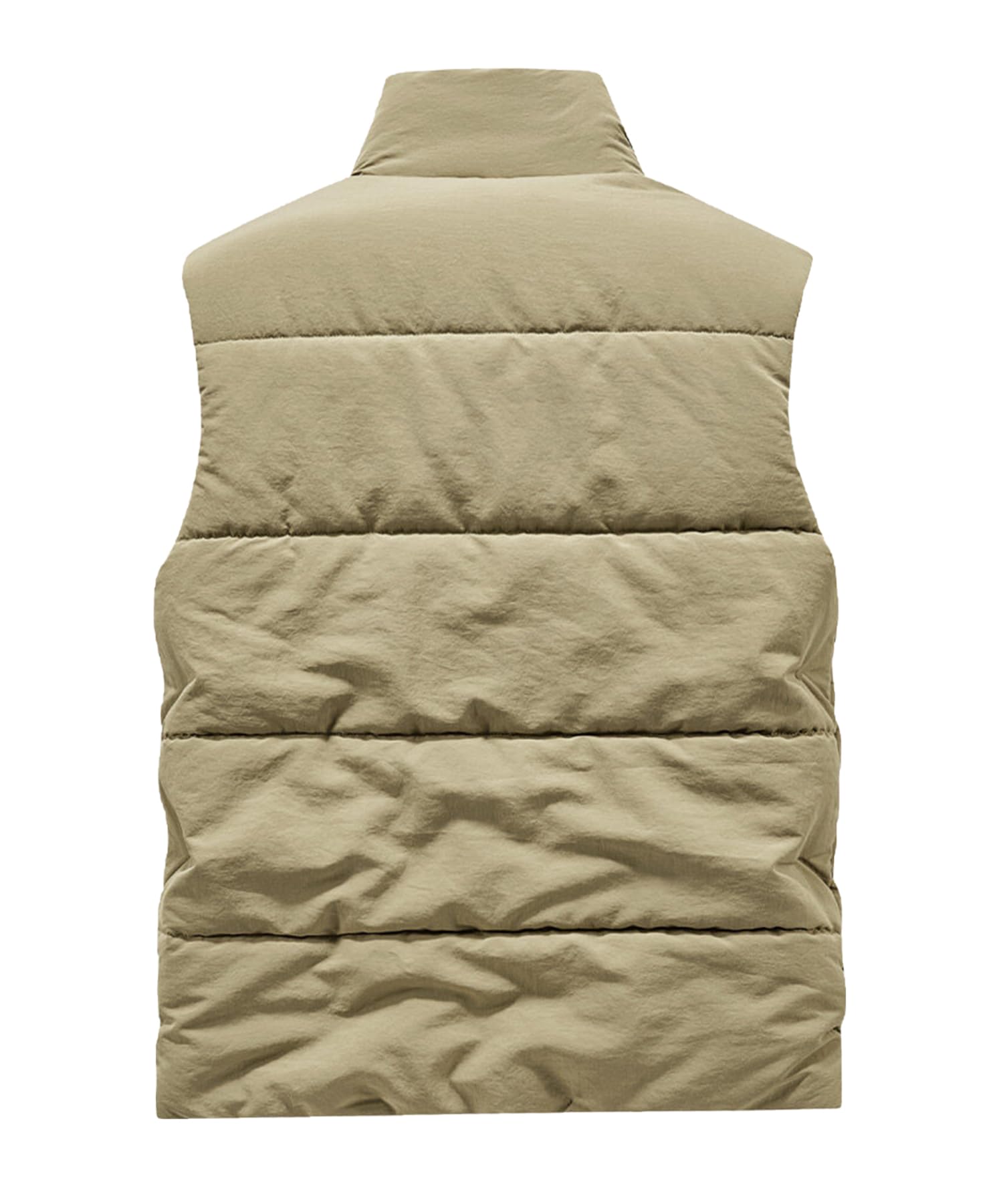 Chaleco de Forro Polar para Hombre Otoño Invierno Cálido Chaqueta Sin Mangas Chalecos de Trabajo Acolchado con Múltiples Bolsillos Bodywarmers Abrigo a prueba de viento