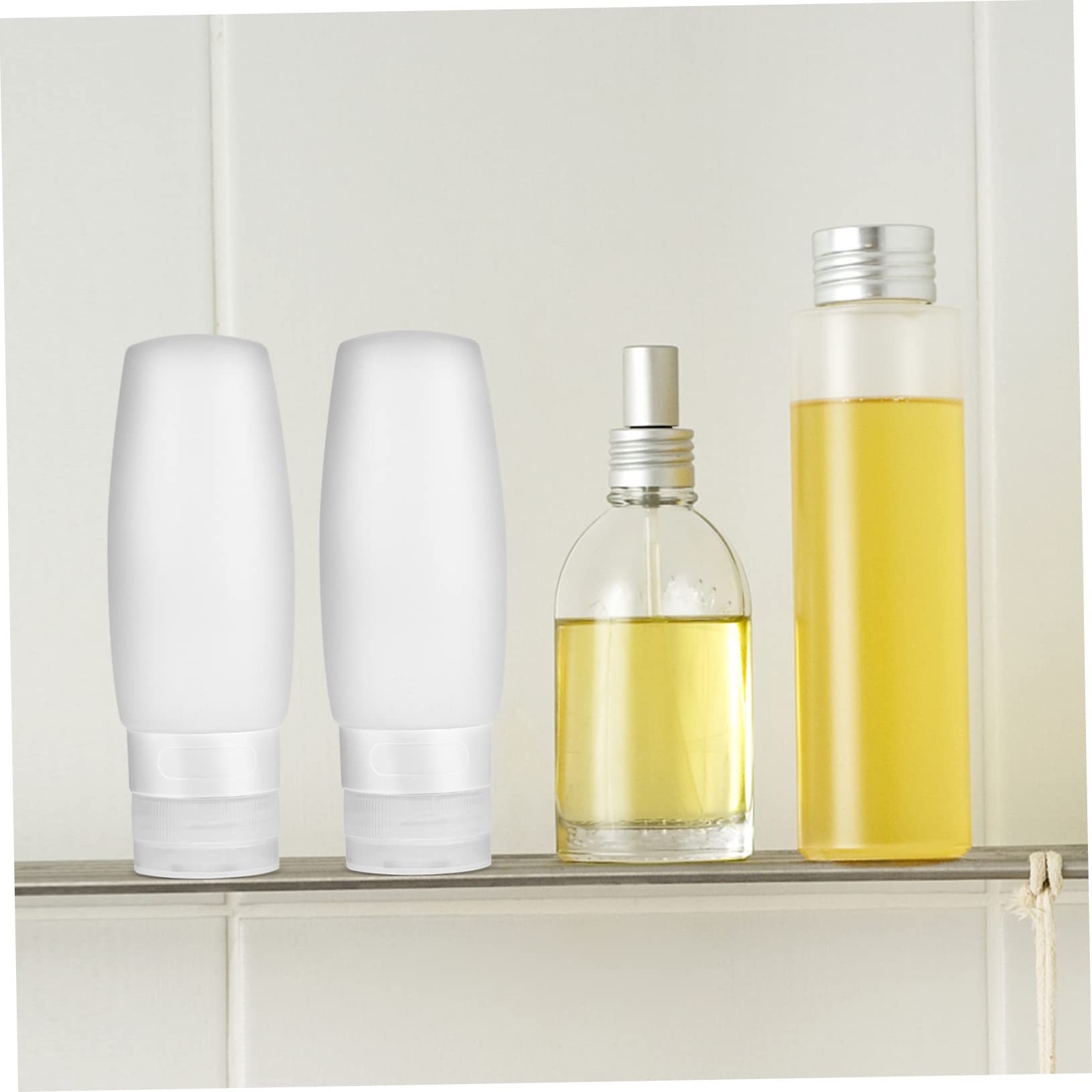 FOMIYES 3 Set Di Flaconi Da Viaggio Per Articoli Da Toeletta Con Pompa Flaconi Per Shampoo Ricaricabili Resistenti Alle Perdite Da 100 Ml Per Viaggi 4 Pezzi*3