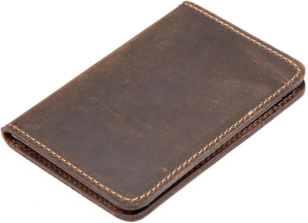 Handcrafted Genuine Leather Wallets, Minimalist Cardholders, and Passport Covers, Handmade Gift