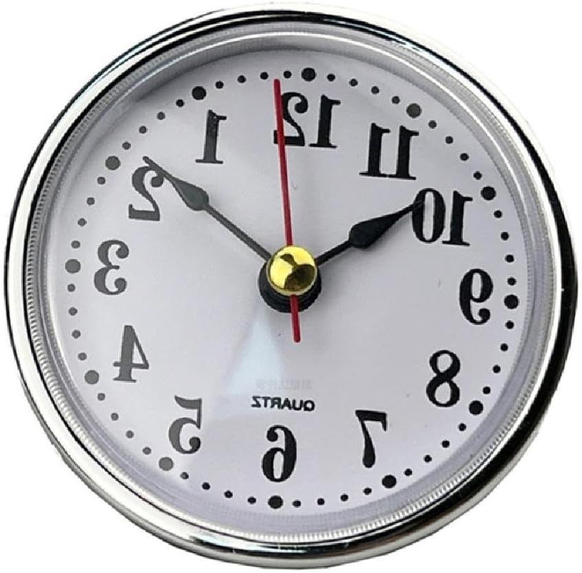 Amazon.com: Yuly Mini Clock Insert 2-1/2Inch 65mm Round Movement Clock ...