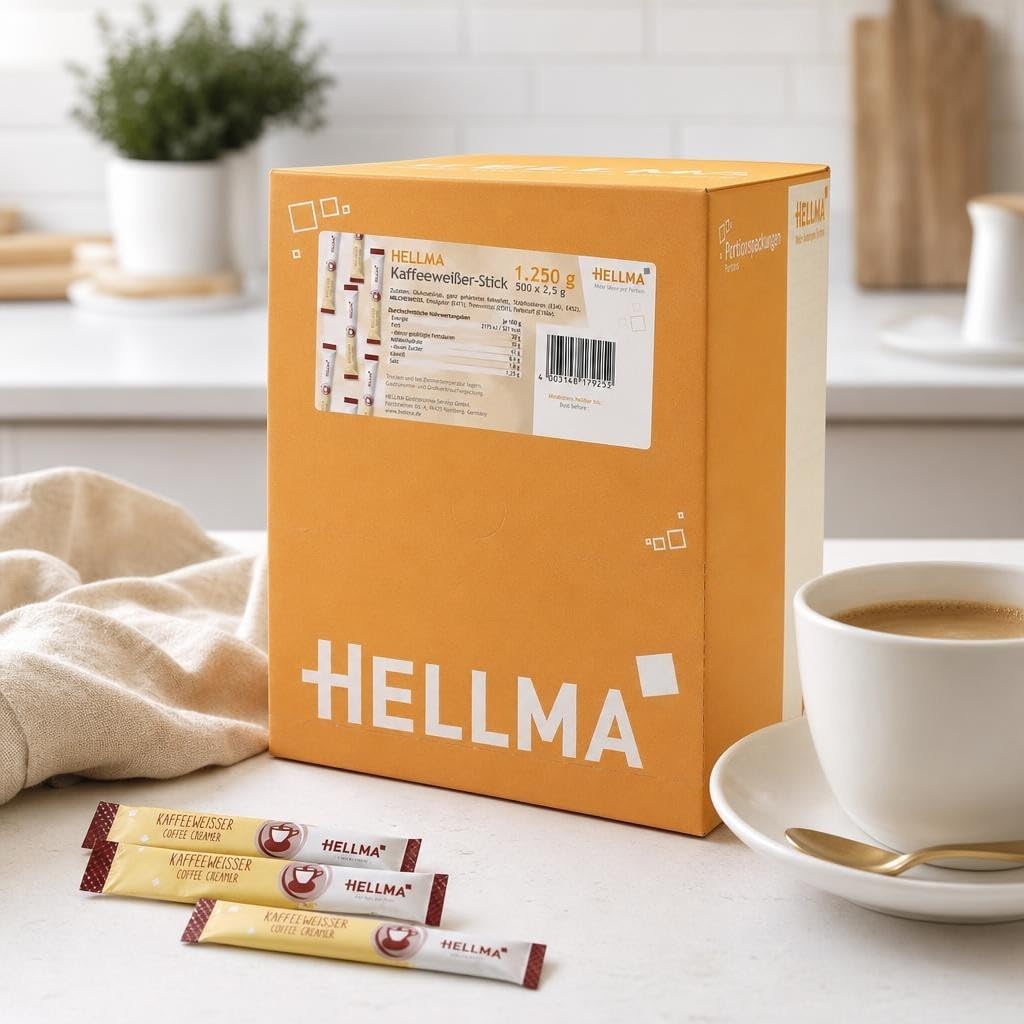 HELLMA Kaffeeweisser-Sticks, Inhalt: 500 Stück à 2,5 g