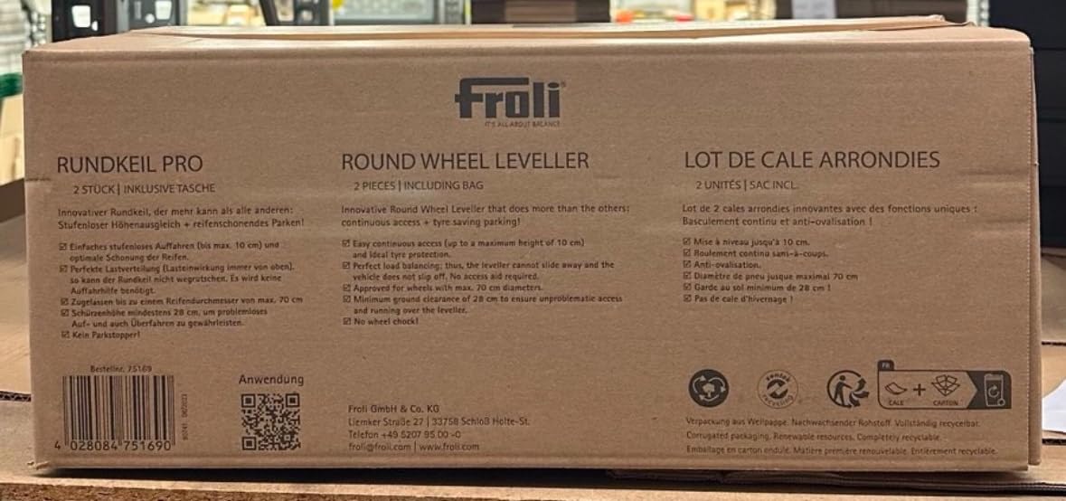 Froli PRO Set di 2 Cunei Rotondi