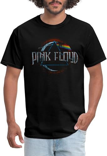 Spreadshirt Pink Floyd Prism Logo Mens T-Shirt