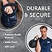 Polyfit Adjustable Kettlebell Set | 30/40/50 lbs | Kettlebell Weights for Home Gym (BLACK - 30 LB)