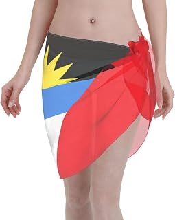 Country Flag Sarong Wraps for Women Patriotic Swimwear Cover Ups Summer Beach Suit Bathing Wrap Swimsuit