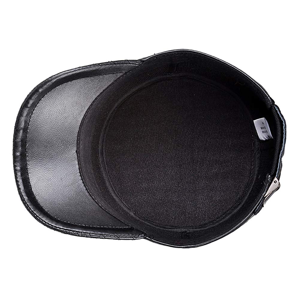 DongBao Cappellini Militari,Uomo Cappello da Baseball in Pelle Berretto con Visiera,Berretto da Baseball,Cappellino Autunno/Inverno