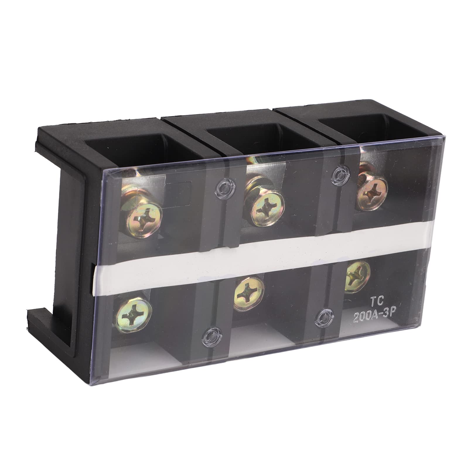 Terminal Strip, Easy Wiring Terminal Block M8 Screw Double Row Stable Conductivity for Lighting (3 Position (2003))