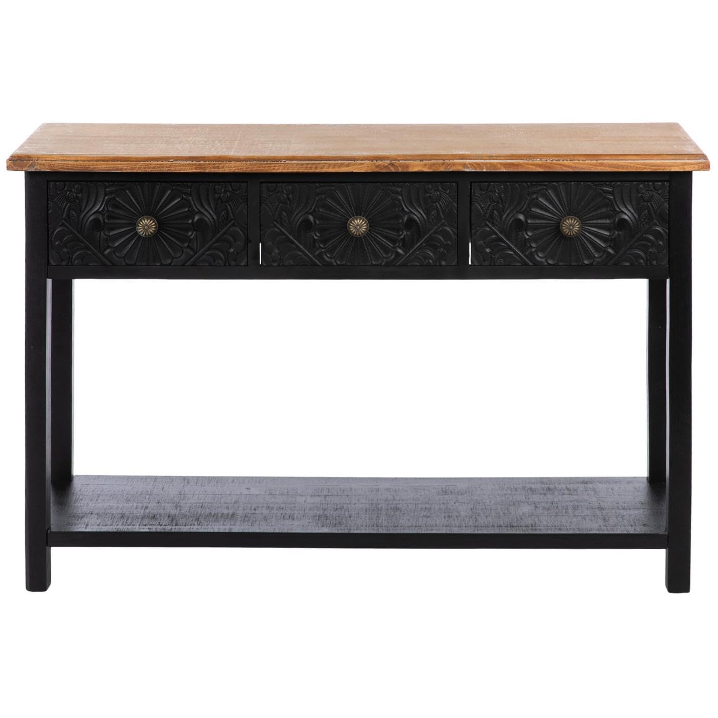 Amazon.com: Hobby Lobby Black Medallion Antique Console Table with