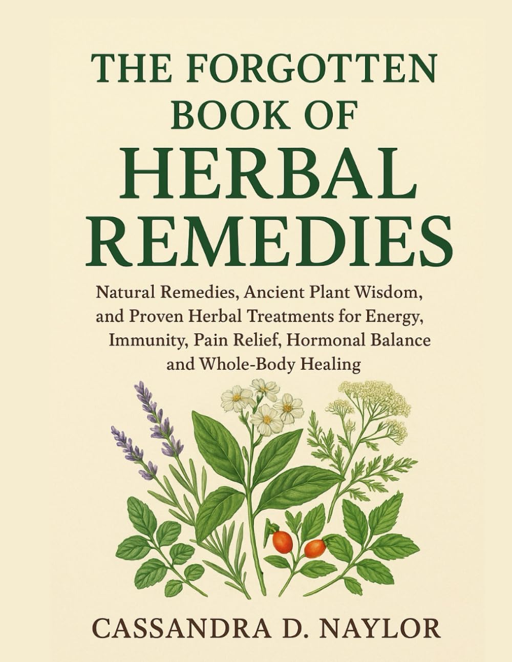 THE FORGOTTEN BOOK OF HERBAL REMEDIES: Natural Remedies, Ancient Plant Wisdom, and Proven Herbal Treatments for Energy, Immunity, Pain Relief, Hormonal Balance, and Whole-Body Healing