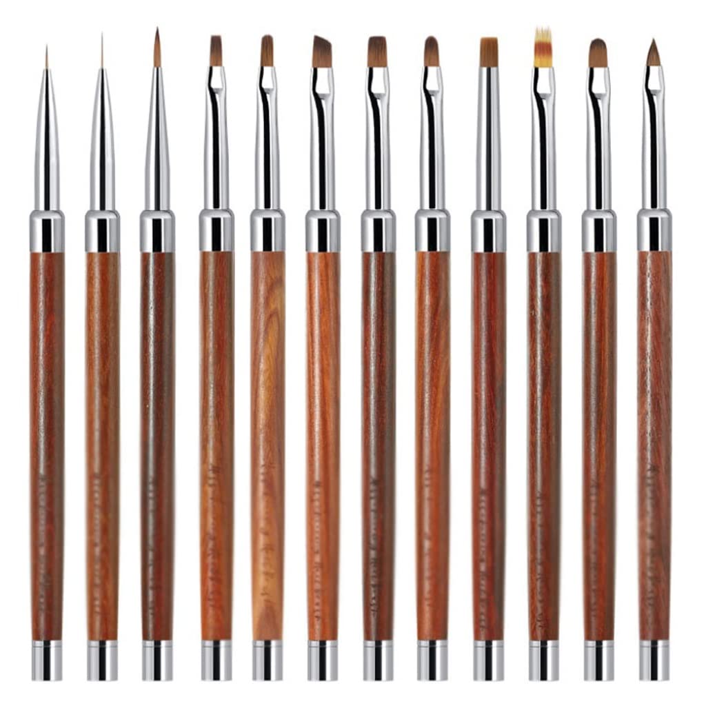 Gel Nail Art Design 3D Gel Polish Manicure -thin Line Drawing Pen Dotting Painting Carved Brush Pen Tools