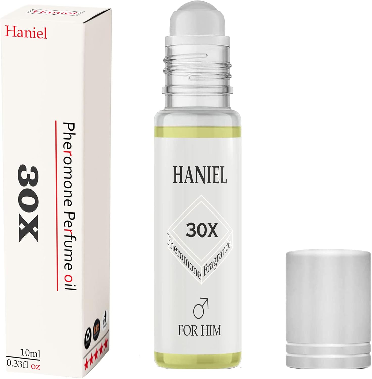 Haniel Mens Cologne Roll on Aromatic Aquatic Perfume For Men Attraction Formula, Her Emotional Loss Cologne for Men