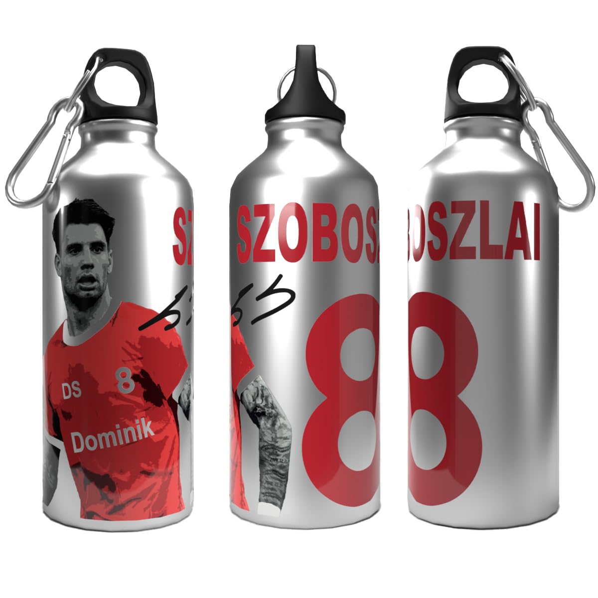 Partisan Multicolour Liverpool Bottle Szoboszlai 2-Lid Aluminium 600Ml Silver