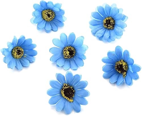 Miniatura 7 de Fake flower heads in bulk wholesale Para manualidades de seda, girasol, margaritas, rosas, hechas a mano, cabezas de flores artificiales, decoración