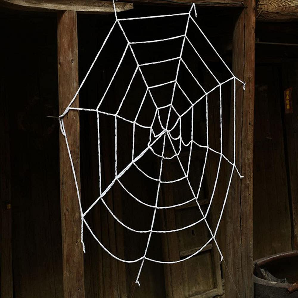 Halloween-Spinnennetz Dekoration Mit 150 Künstlichen Spinnen – Für Gruselige Party-Deko