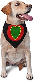 24th Infantry Division Triangle Dog Bandana Scarf Accessories for Pet Bibs