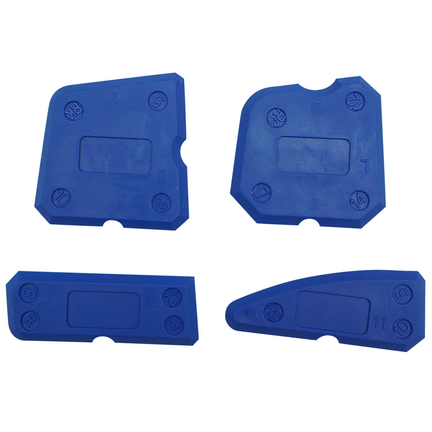 4Pcs Silicone Sealant Tools Caulking Kit Smoothing Finishing Sealing Tool for Bathroom Kitchen Room and Frames Sealant Seals