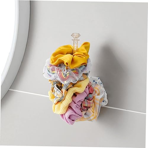 Miniatura 7 de SOESFOUFU 6 ganchos de pared para el cabello, colgador de ropa, estante de secado de ropa, soporte para corbatas para el cabello, organizador de