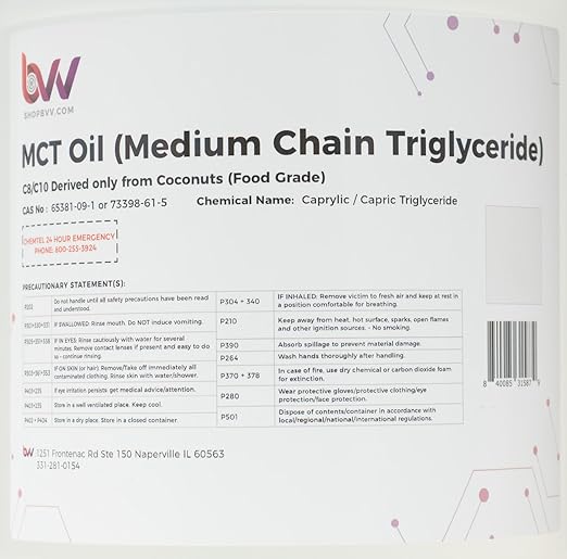 Aceite MCT de Coco BVV 1 Cuarto miniatura 6