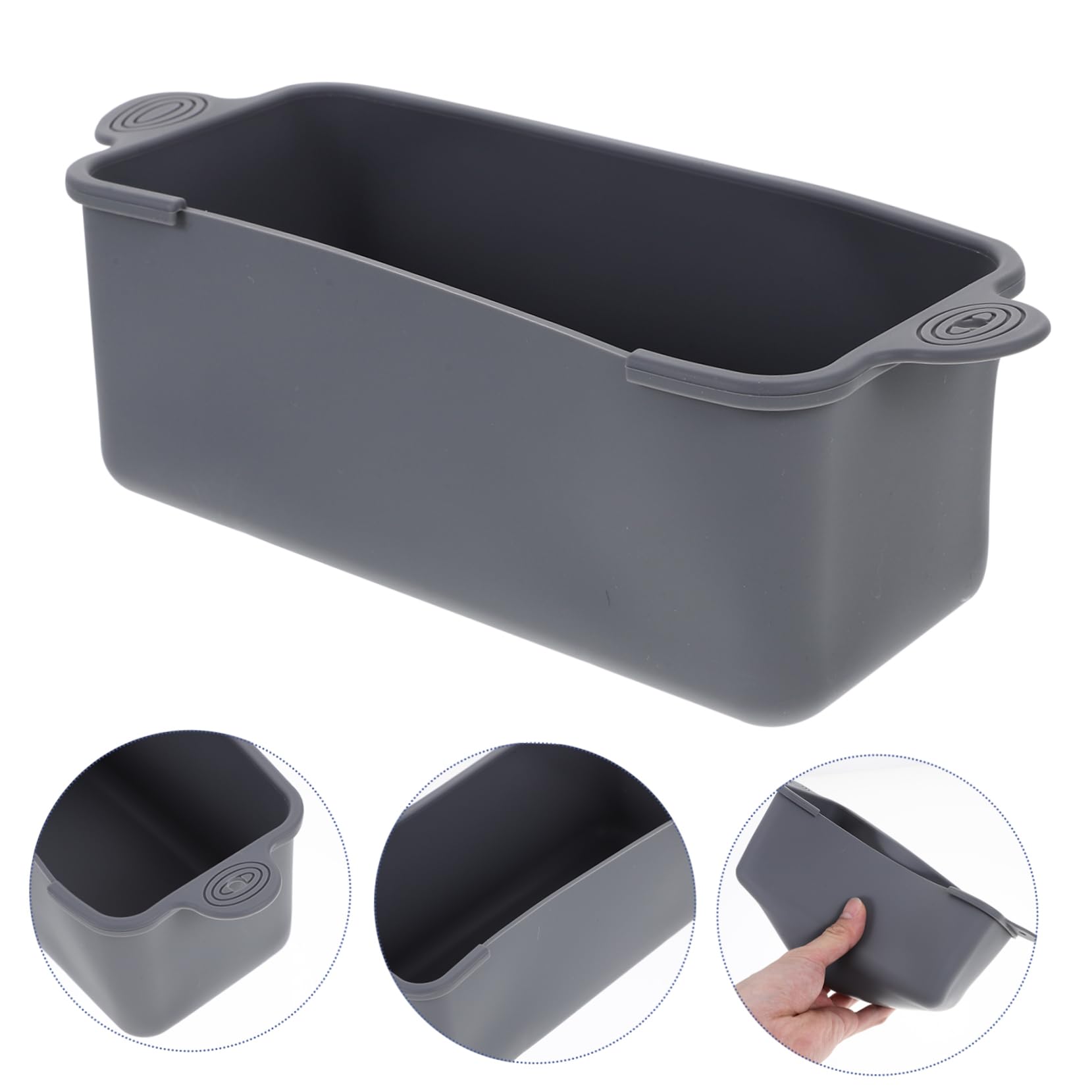 SUPVOX Oil Drip Pan Silicone Liner Liner for Grease Cup Easy Clean Camping Accessory