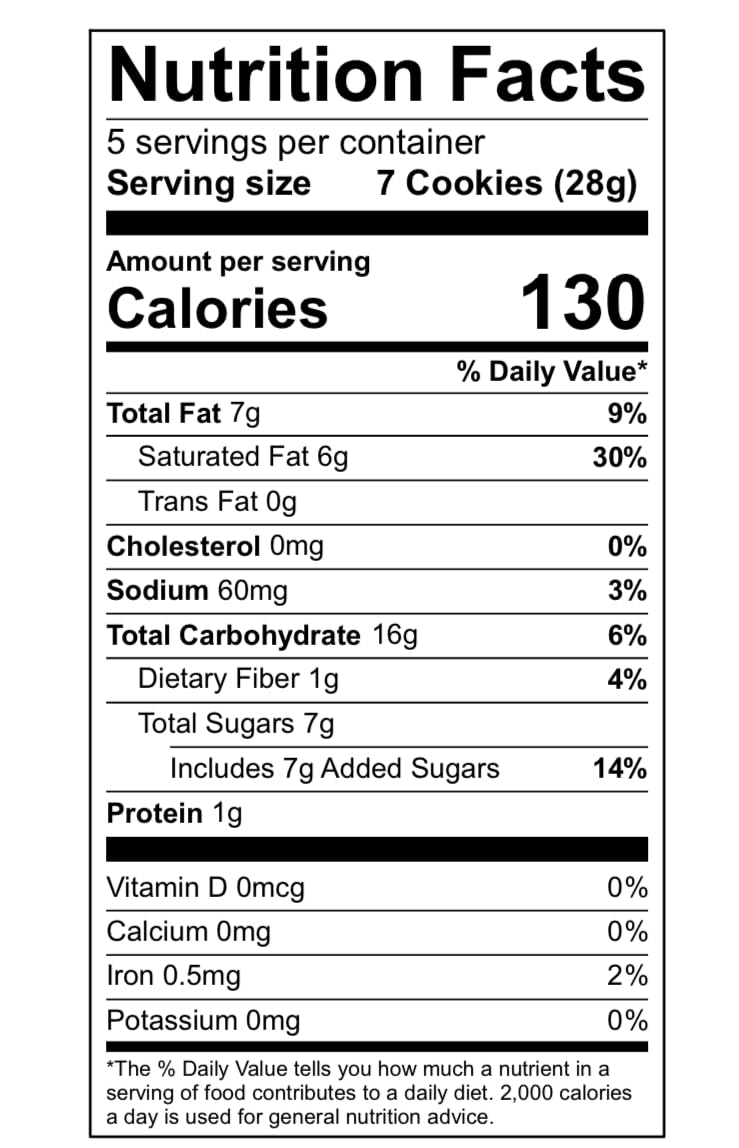 Bakeology Gluten Free Cookies - Chocolate Chip Crunchy Mini Vegan Cookie Bites - Gluten Free Dairy Free Snacks - Enjoy Plant Based Dessert Sweets - Made with Coconut Oil and Pure Ingredients