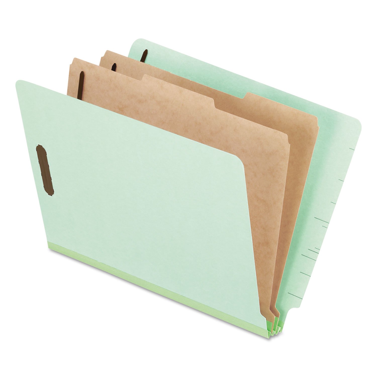 Pendaflex - Classification Folders, 2 Dividers, Letter, 10/BX, LGN, Sold as 1 Box, ESS23224