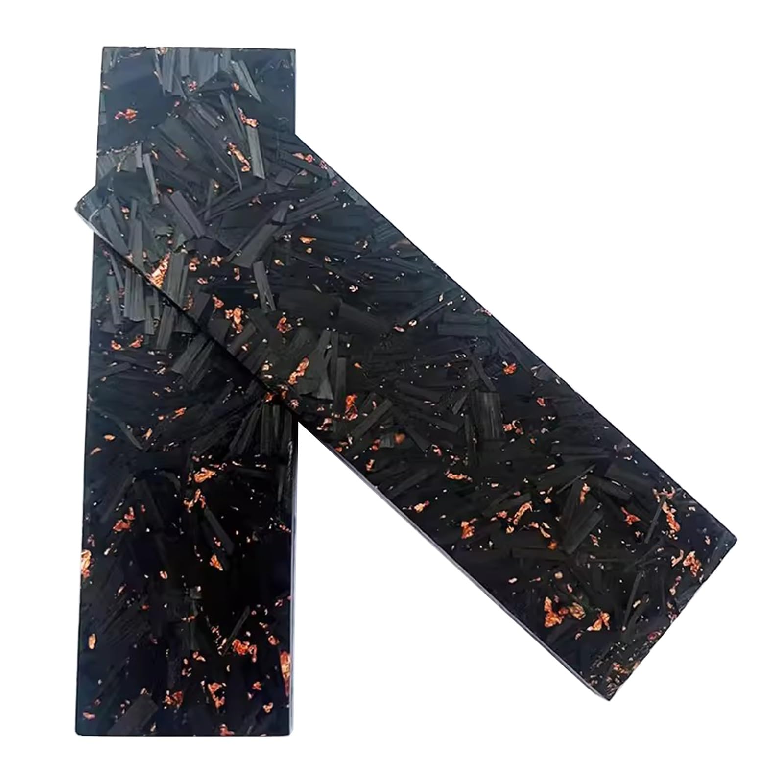 2 Pcs Resin Knife Handle Material Scales - Knife Handle Blanks For Knives Makers & DIY Carving Projects(13x4x0.8cm)