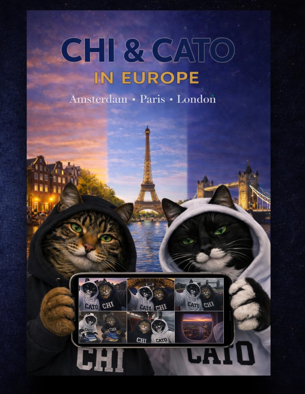 CHI & CATO IN EUROPE: Amsterdam, Paris and London