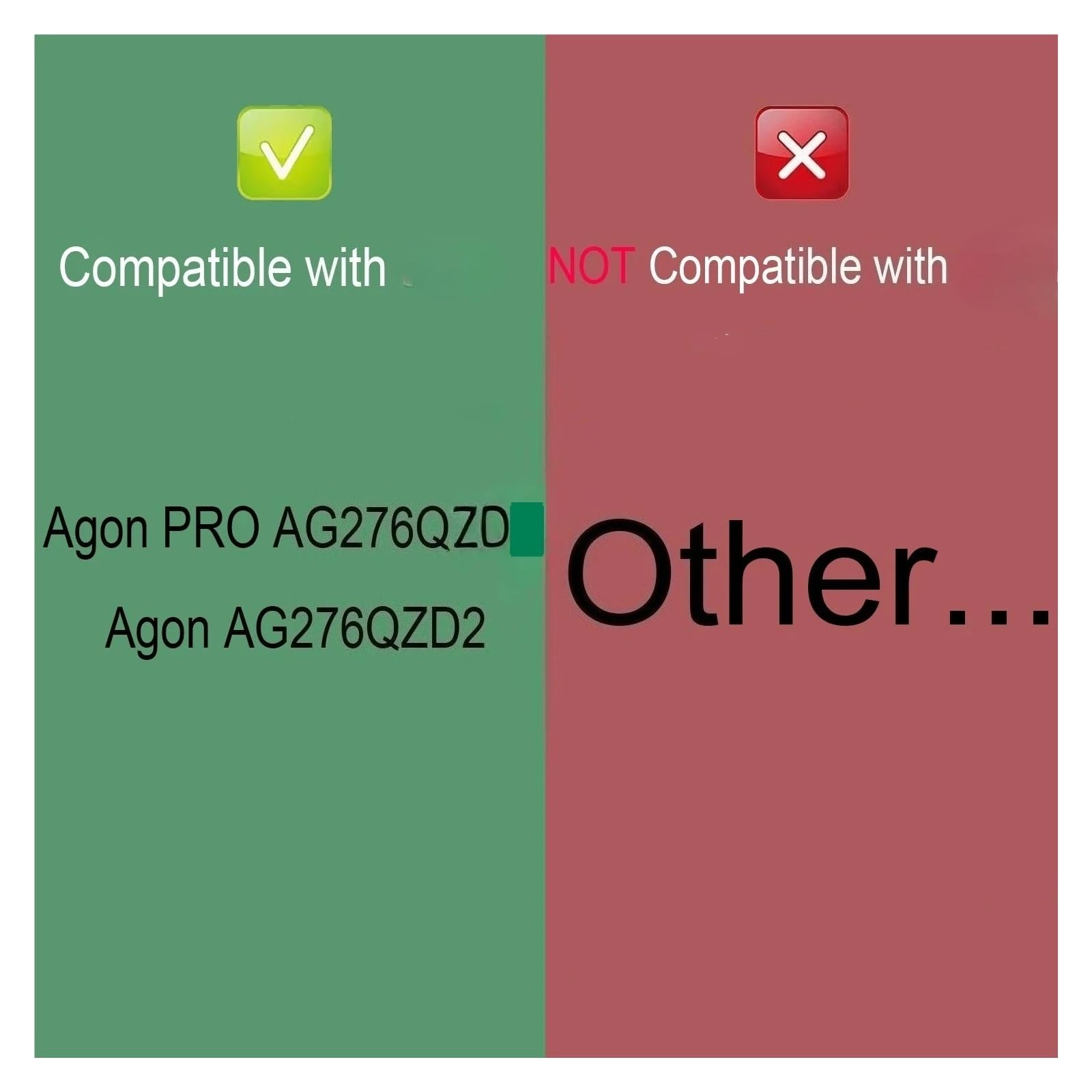 Adaptador De Montaje En Pared VESA, Compatible Con AOC, Agon AG276QZD2 AG276QZD, Soporte For Monitor, Soporte/brazo, Accesorios De Soporte De Escritorio