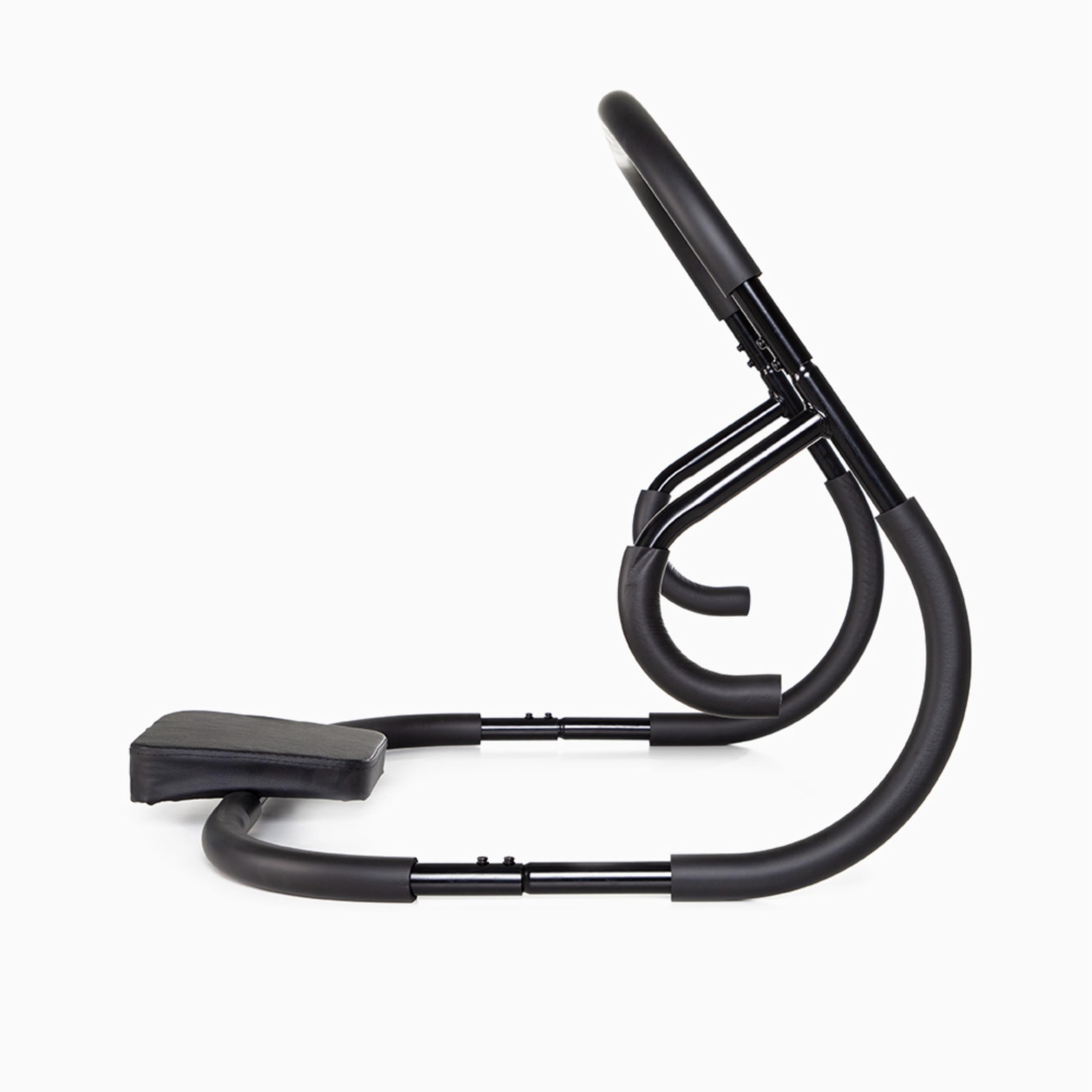 BOOMFIT Rouleau Abdominal avec Repose-Tête Rembourré | Appareil d'Exercice Maison pour Ventre Plat | Assistant de Crunchs Ergonomique pour Débutants | Évite les Douleurs Cervicales et Dorsales