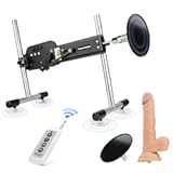 Sex Machine Thrusting Sex Toy Automatic Sex Thrusting Machine for Women and Men Stainless Steel Premium Sex Machines Thrusting Sex Machine with Remote Suction Cup and Anal Dildo Adult Sex Toy Machine