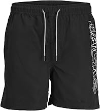 ملابس سباحة بشعار مزدوج جيه بي اس تي فيجي للرجال من جاك اند جونز