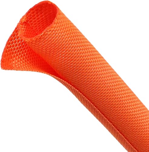 Miniatura 8 de Tubo de telar de alambre automotriz, protectores de cable trenzado dividido para mascotas que no mastican, funda flexible para cables para