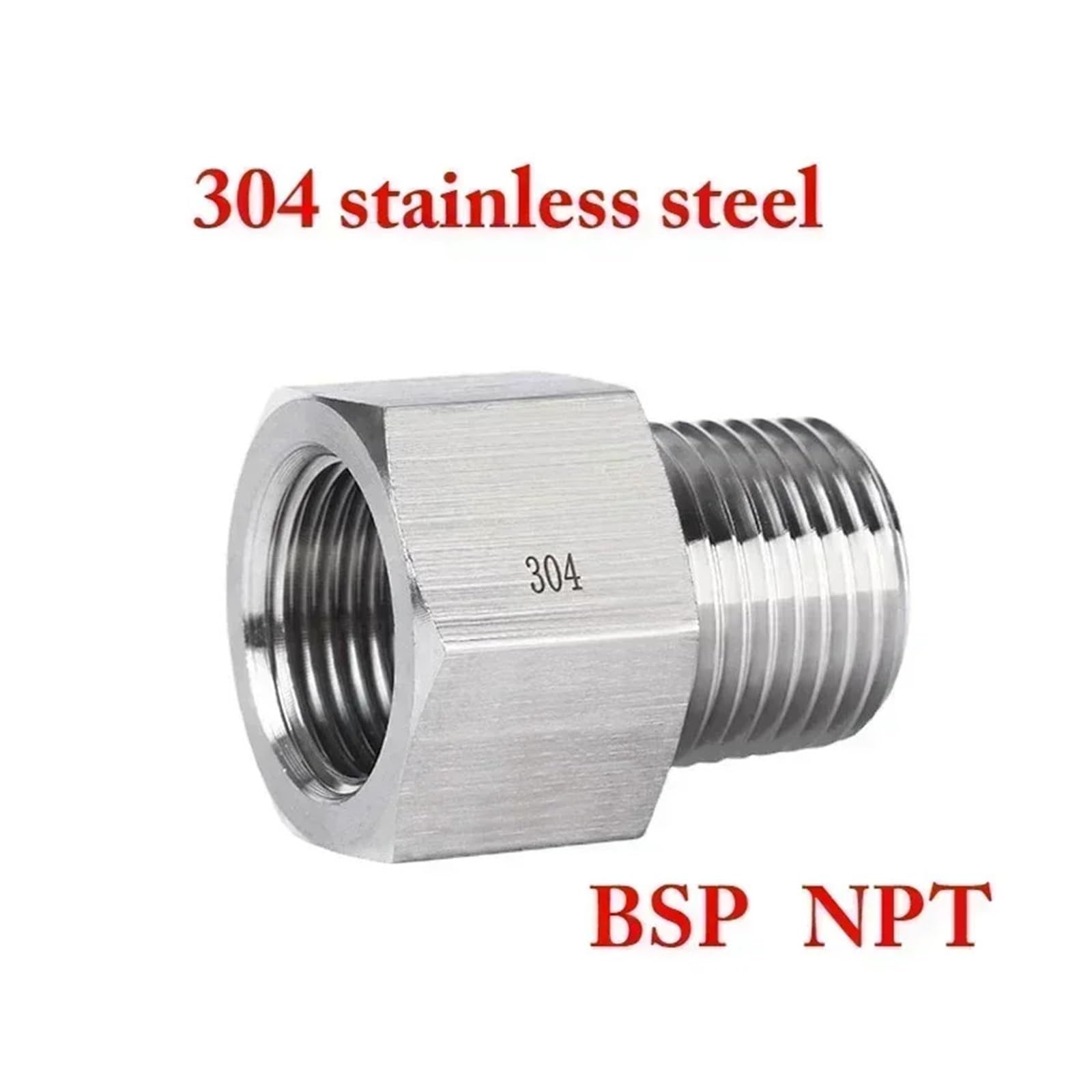 Złączka konwersyjna ze stali nierdzewnej M12 żeńska na męską M10 12 1/8" 1/4" 3/8" Tuleja redukcyjna sześciokątna ze stali nierdzewnej wysokociśnieniowa (M12 x 1,5 żeńska, M12 x 1 męska)