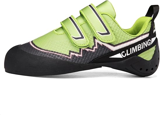 Rock Climbing Shoes, Beginner Indoor Outdoor Sport Bouldering Shoes for Men with Dual-Strap Lightweight