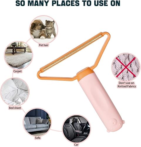 Miniatura 6 de Removedor de pelo de mascotas portátil, removedor de pelusa de perro, limpiador de pelo de gato, removedor de pelo de mascotas reutilizable y