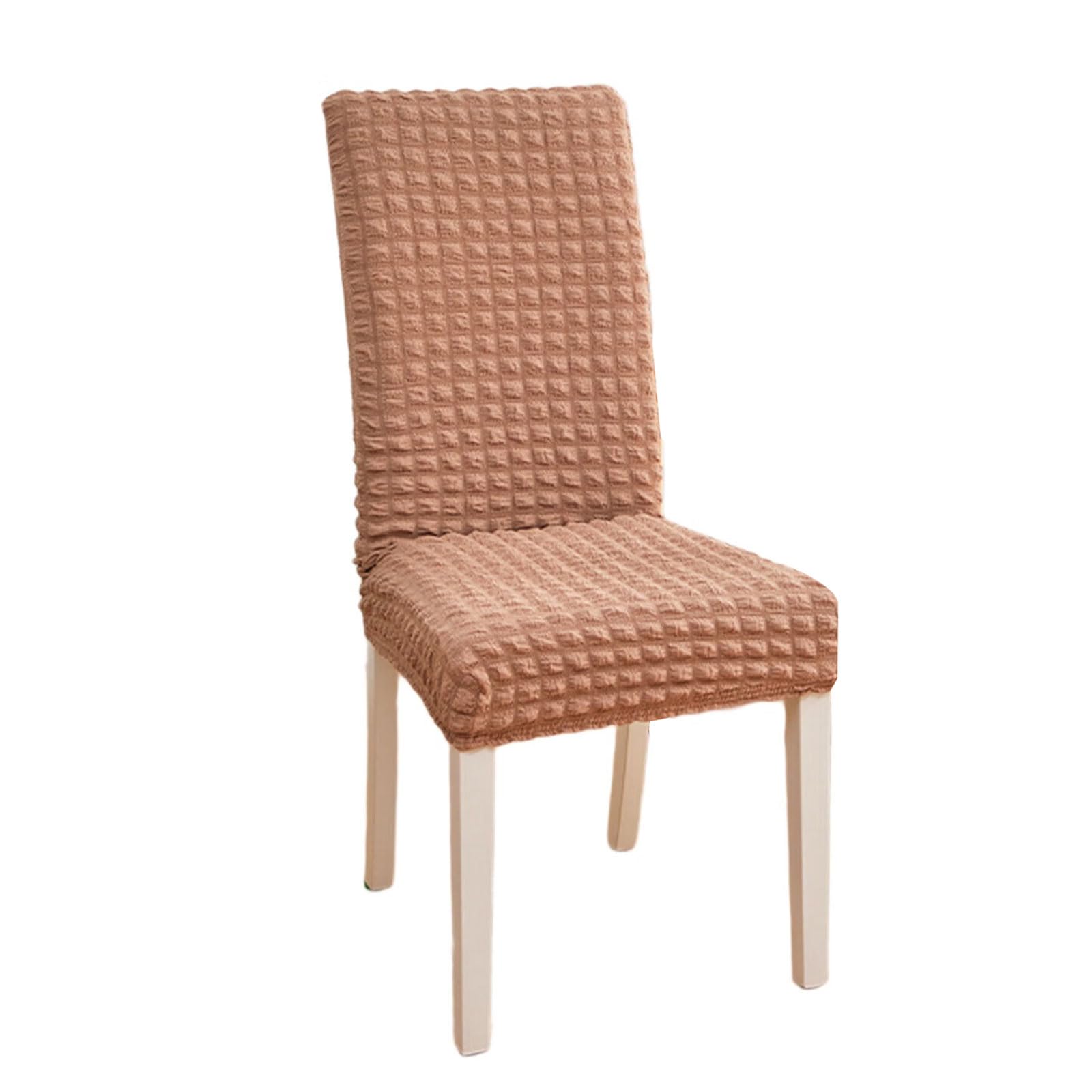 Msioytog Dining Room Chair Covers Elastic Removable Washable Chair Covers for Kitchen Hotel Wedding Banquets Christmas Party Dining Slipcovers