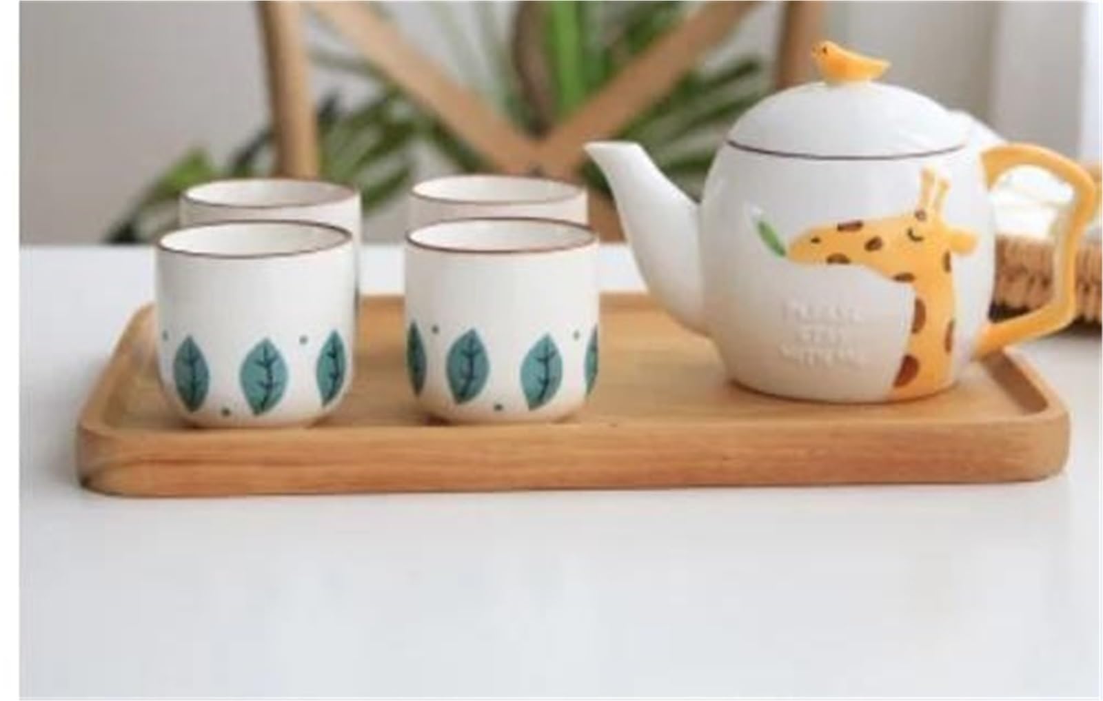 Teiere Servitori Di Caffè Set Da Tè Da Viaggio Set Di Tazze Per Teiera Osso Per Uso Domestico Set Tazze Per Tè Al Latte Al Latte Set Tè Per Caffè In Ceramica Coreano Animale Cartone Animato Teiere Ser