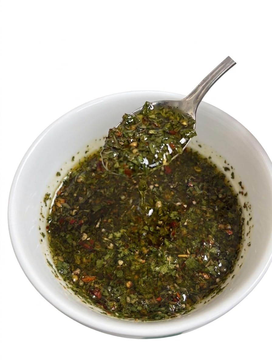 Preparato per Chimichurri Argentino - Mix di Erbe e Spezie di alta qualità - Confezione da 300gr - Formato ideale per ristoranti, macellerie e gastronomie