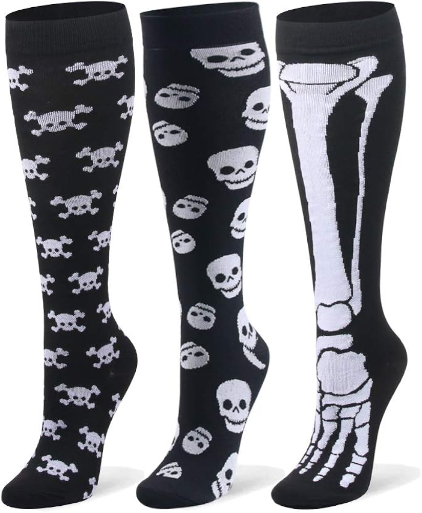 Compression Socks (20-30mmHg) for Women & Men – 1 to 8 Pairs Graduated Compression Stockings Best for Running, Nursing
