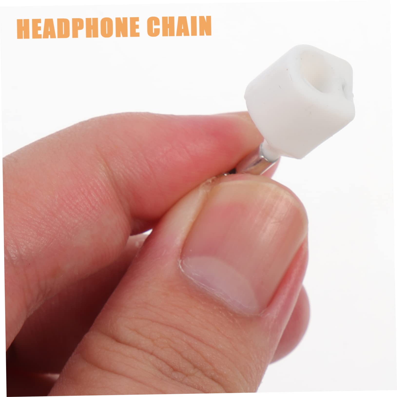 Uonlytech 5piezas Cadena Antipérdida Para Auriculares Correa De Cuello Unisex Accesorio Para Auriculares Inalámbricos Diseño Práctico y Duradero