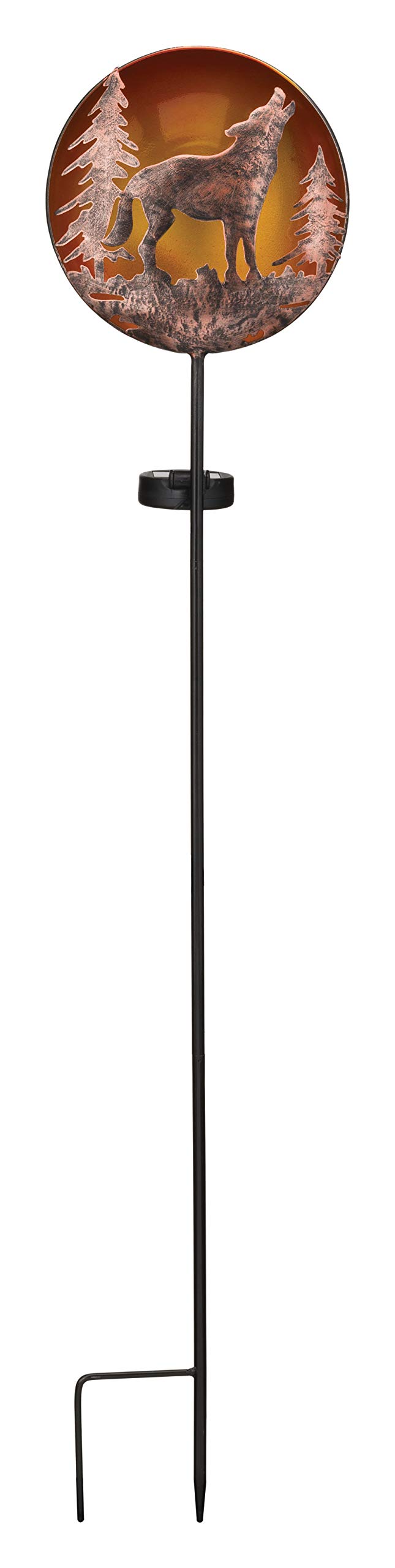 Regal Art & Gift Solar Stake Lights, Outdoor LED Powered Garden Stakes, Decorative Lawn Pathway Lights for Yard, Patio, and Garden – Waterproof Stake Light, Wolf