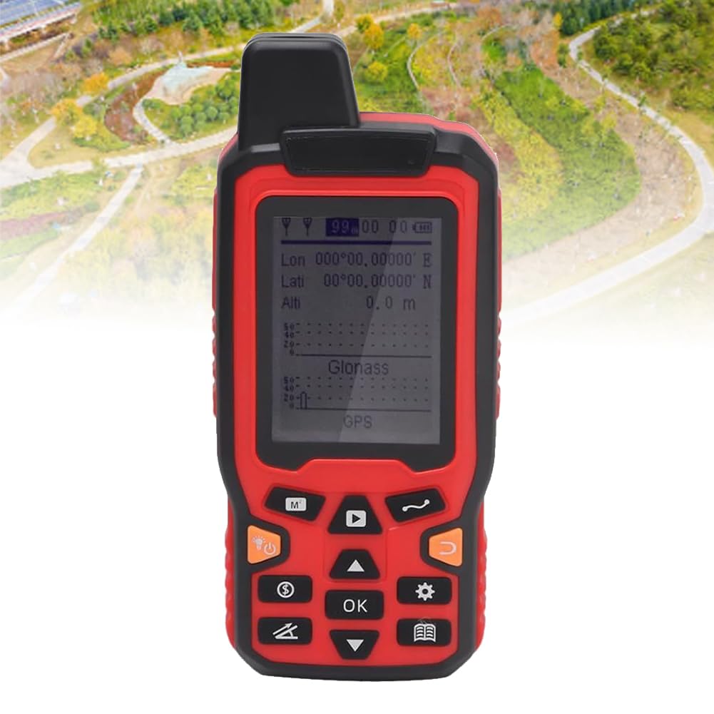 FURLOUGPS Land Meter, Hand-held Vehicle-mounted Dual-purpose High-precision GPS Land Area Measuring Instrument, Area/airborne/mountain Slope/terrain Display/straight Line/curve Measurement