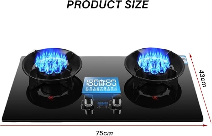 Estufa a gas portátil 2 quemadores miniatura 2
