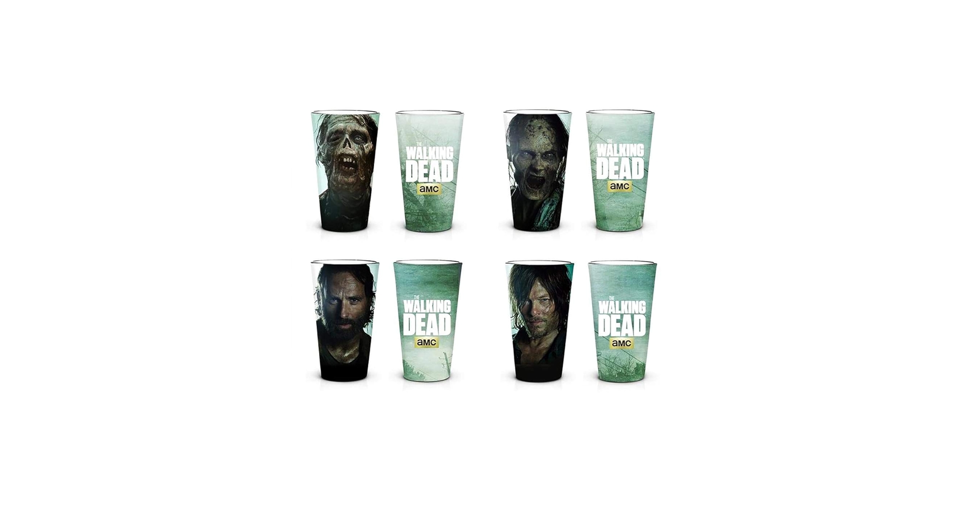 Amazon.com | JUST FUNKY The Walking Dead New Asset Set of 4