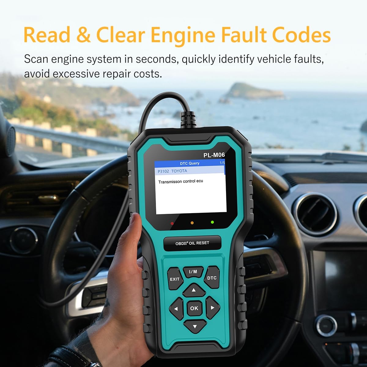 Toyota Hilux OBD2 Multi-Function Car Fault Code Reader Reset Scanner - View #7