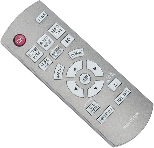 Miniatura 1 de N2QAYB000680 Reemplazo de control remoto para proyector Panasonic PT-AE7000 PT-AE7000U PT-AE8000 PT-AE8000U PT-AE8000EA PT-AE8000EH PT-AE8000EZ