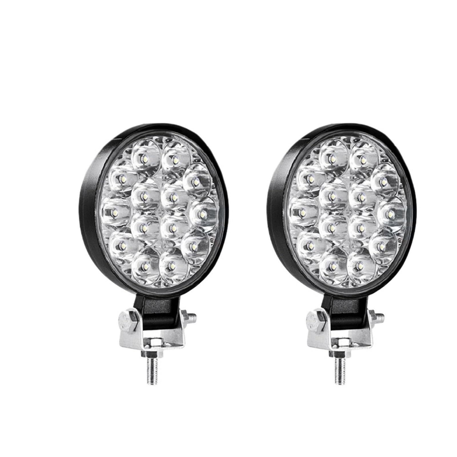 Światła drogowe Listwa Świetlna LED Samochodu 42W 48W | Światło Robocze Offroad Reflektor Do Samochodów Ciężarowych Ciągnik Łódź SUV ATV 12V 24V(2pcs-42W work light)