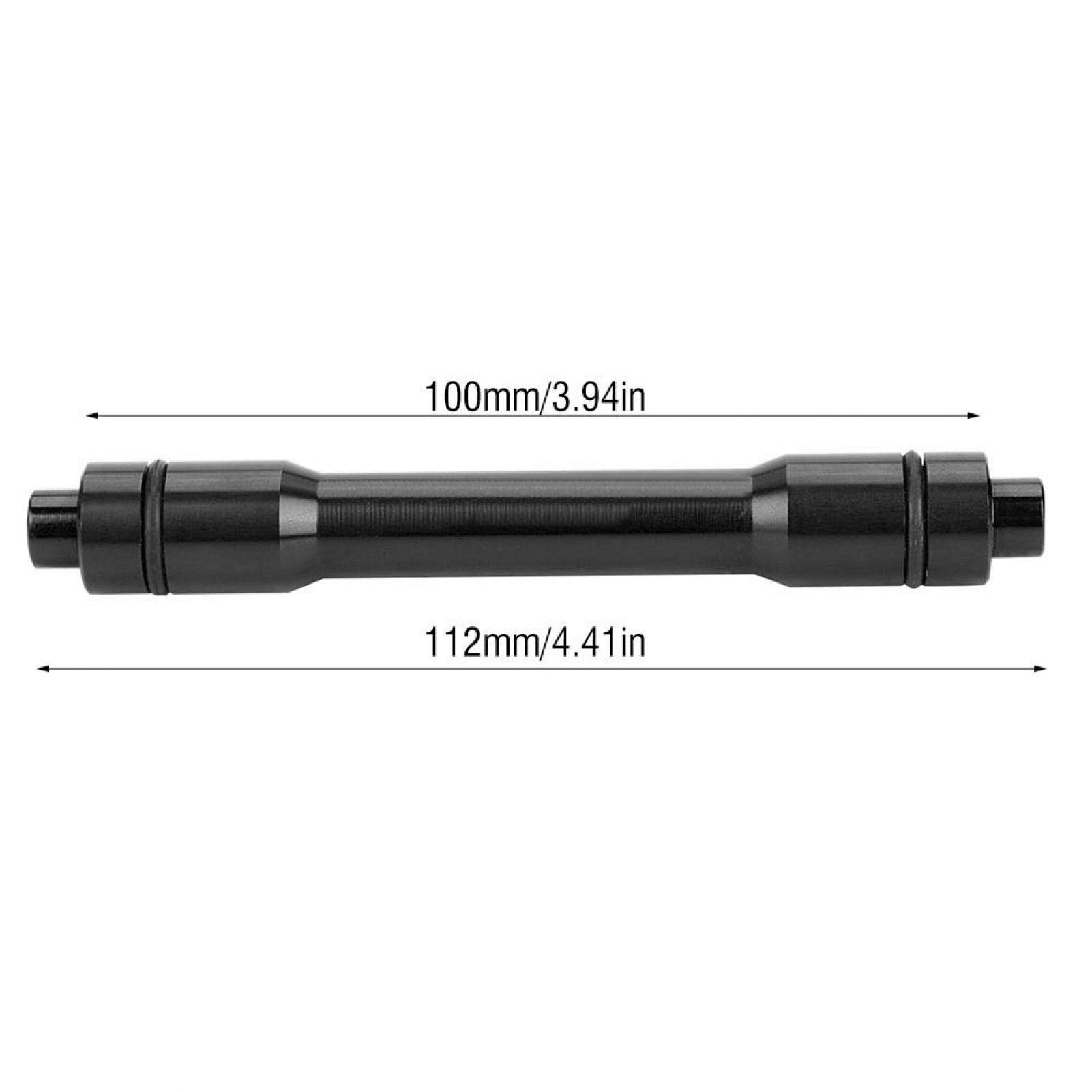 Alomejor Adapter piasty rowerowej, oś przelotowa, 15 mm do 9 mm, uniwersalny zestaw do konwersji piast do rowerów górskich, szosowych, zestaw do konwersji szpikulca