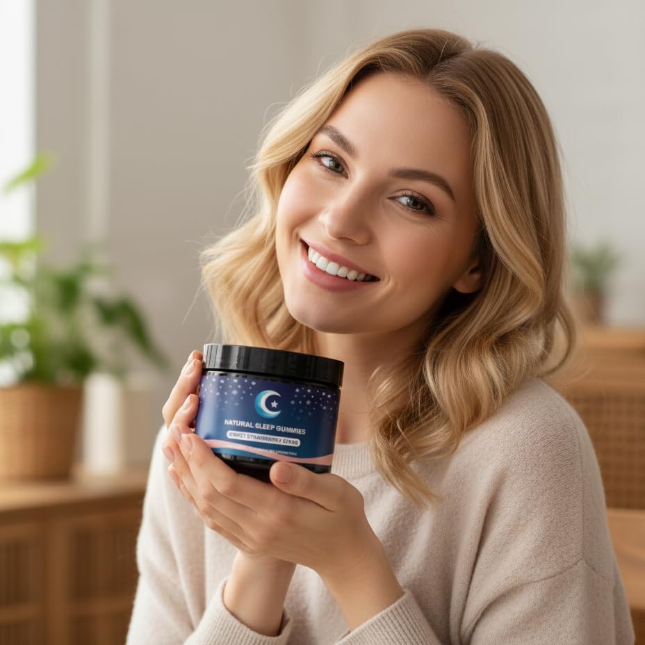 ZAYMAN Melatonin Free Sleep Gummies, Natural Sleep Aid Gummies with L-Theanine, Magnesium Glycinate, Valerian Root, Passionflower - Sugar Free, Strawberry Flavor, Vegan, 60 Count - Image 4